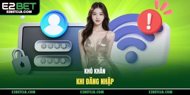 Khó khăn khi đăng nhập